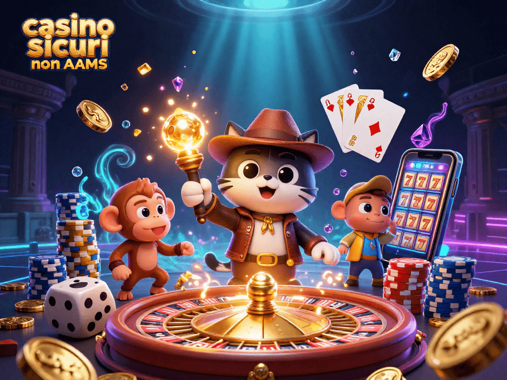 Casinò sicuri non AAMS: esplora un archeologo e un'affascinante scimmia in un tempio magico tra antiche trappole e tesori.