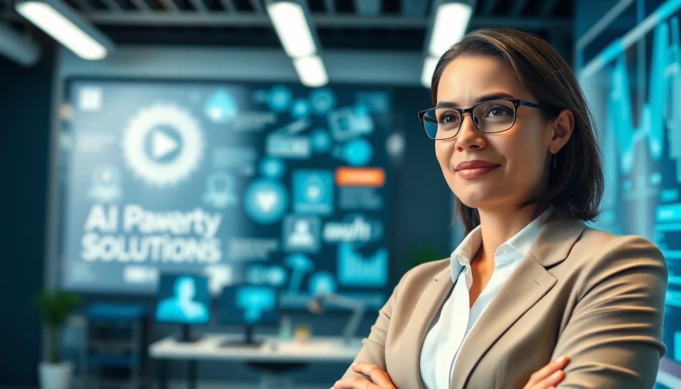 Showcase of an AI powered warranty company with innovative solutions and professional atmosphere