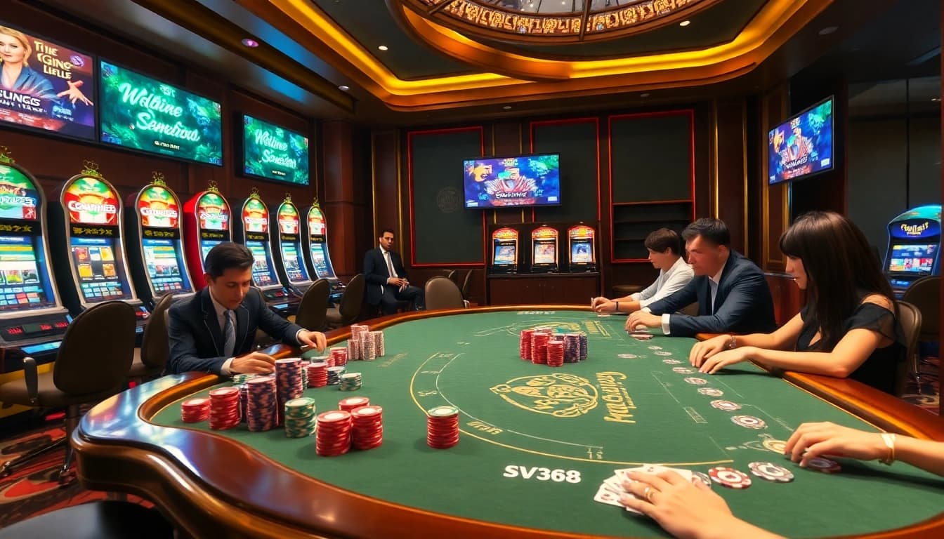 Experience high-stakes poker excitement and vibrant slot machines at https://sv368com.biz/ for thrilling casino action.