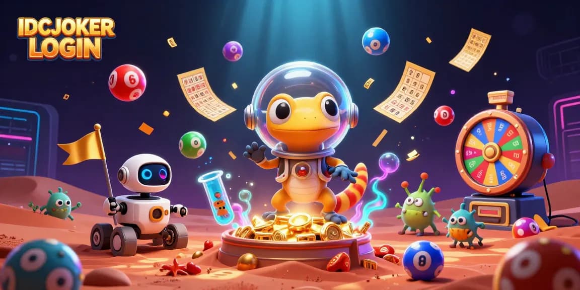 Engage with the exciting world of IDCJOKER LOGIN as the alien gecko discovers a golden casino.