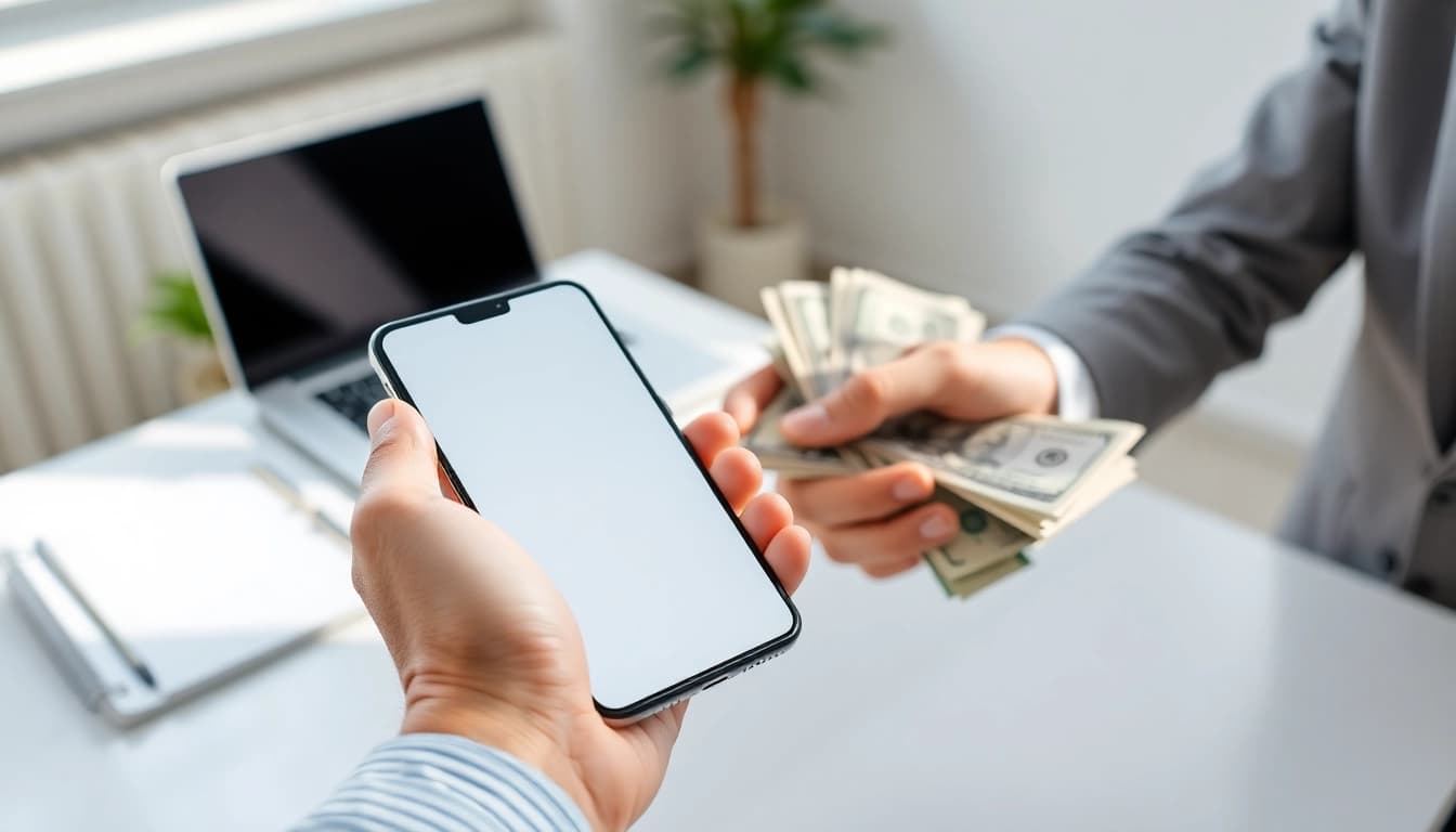 Sell Old Phone For Cash through a professional exchange of cash and smartphone.