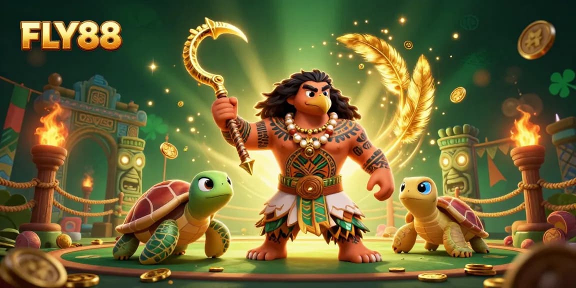 Experience FLY88's thrilling casino adventure with vibrant characters and rich game elements.
