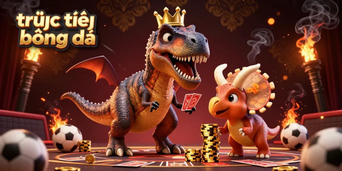 Experience thrilling trực tiếp bóng đá betting with a vibrant 3D cartoon scene featuring sports characters.