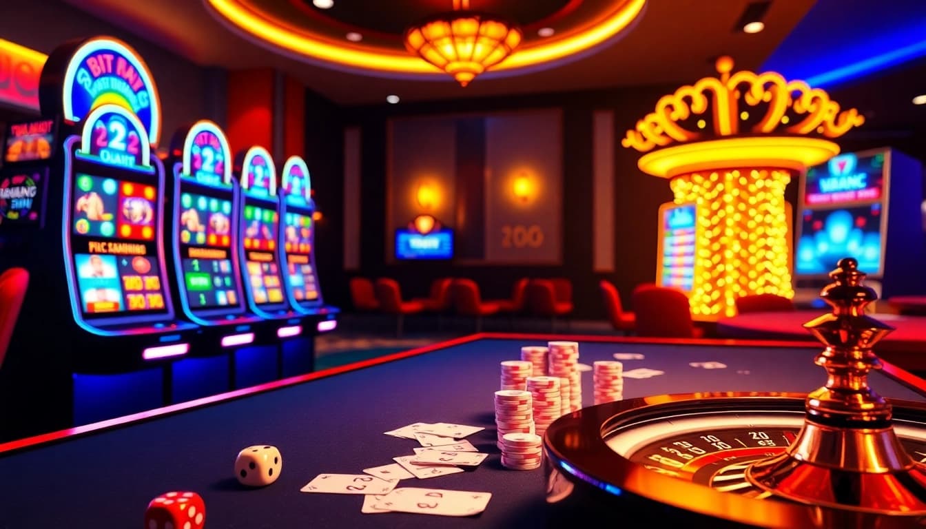 Experience the thrill of winning with free credit live22 at a luxurious casino table.