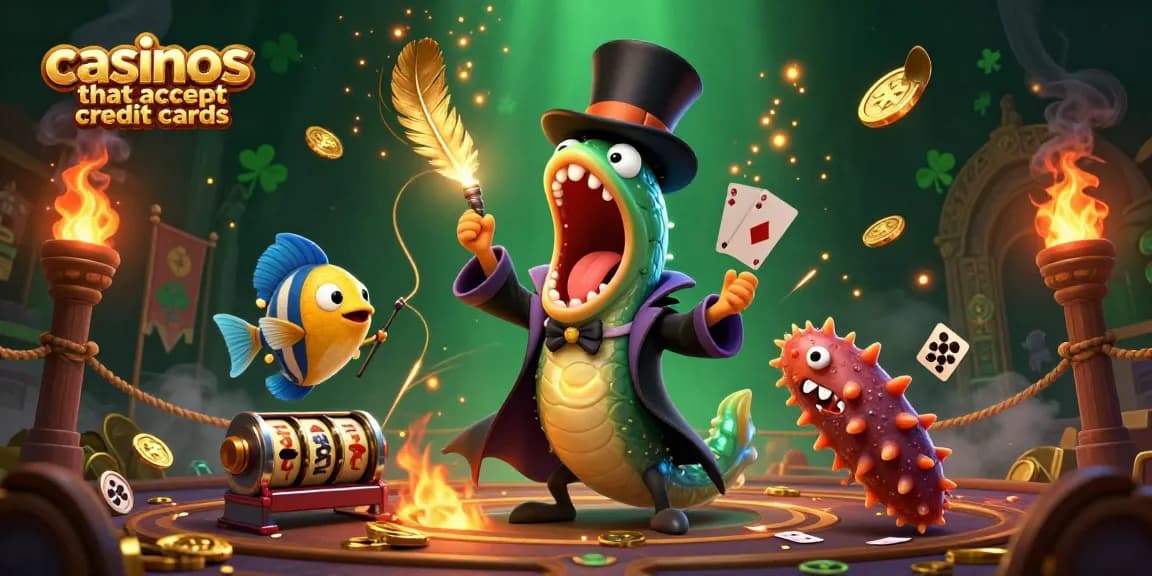 Experience excitement at casinos that accept credit cards with vibrant magic elements and thrilling rewards!