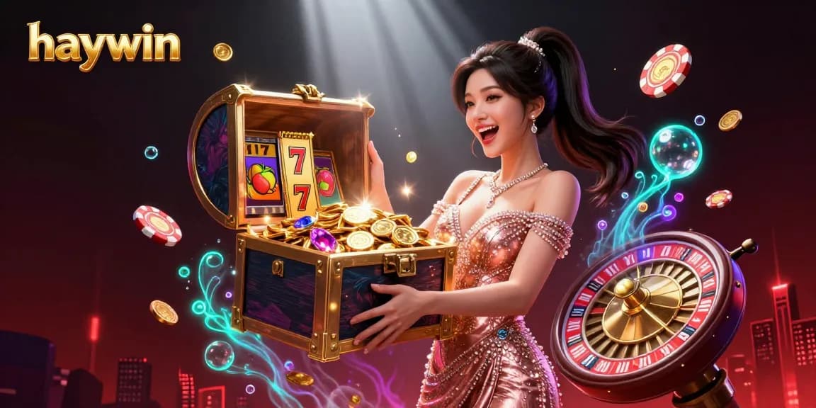 Experience the thrill of winning at haywin with an exciting treasure hunt overflowing with riches.