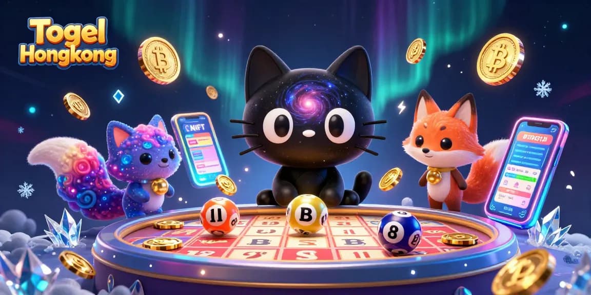 Togel Hongkong engaging players with vibrant lottery activities and colorful cosmic elements