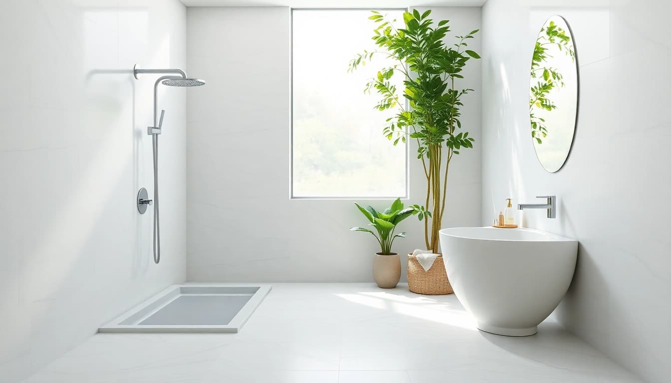 Elevate your bathroom decor with stylish elegant showers, showcasing modern design and serene ambiance.