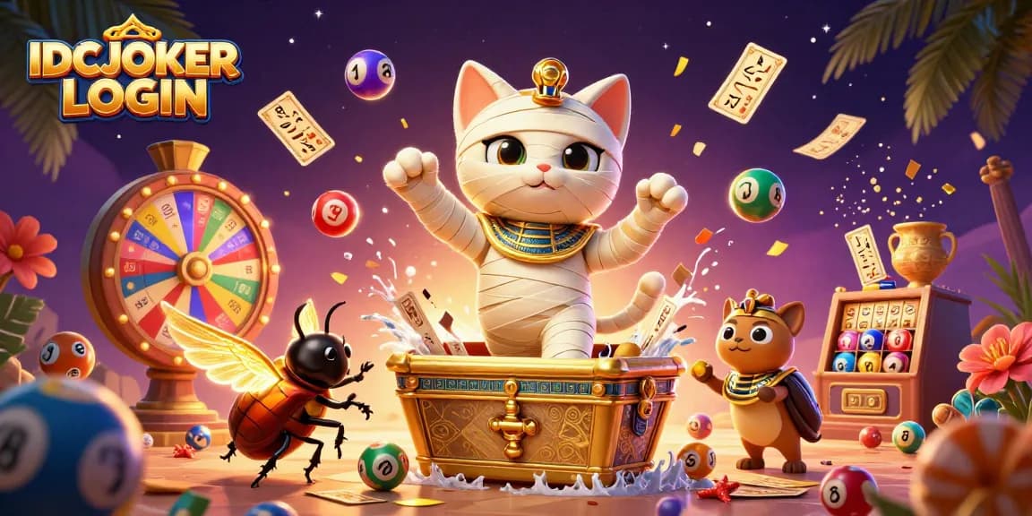 IDCJOKER LOGIN: Experience thrilling online slots with a dynamic casino scene bursting with excitement and rich visuals.