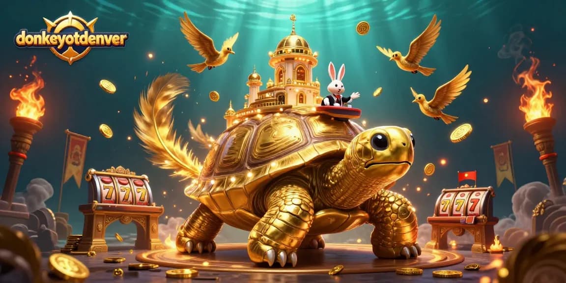Experience thrilling wins at donkeyotdenver with vibrant casino illustration showcasing excitement and golden rewards.