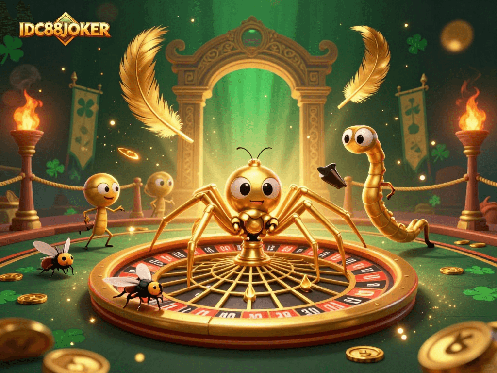 Bet on thrilling games at IDC88JOKER with a dynamic roulette web scene full of excitement.