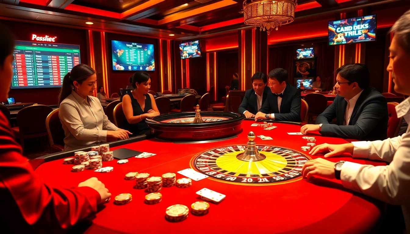 Experience the excitement of online gambling at https://new88.help/ with vibrant casino elements.