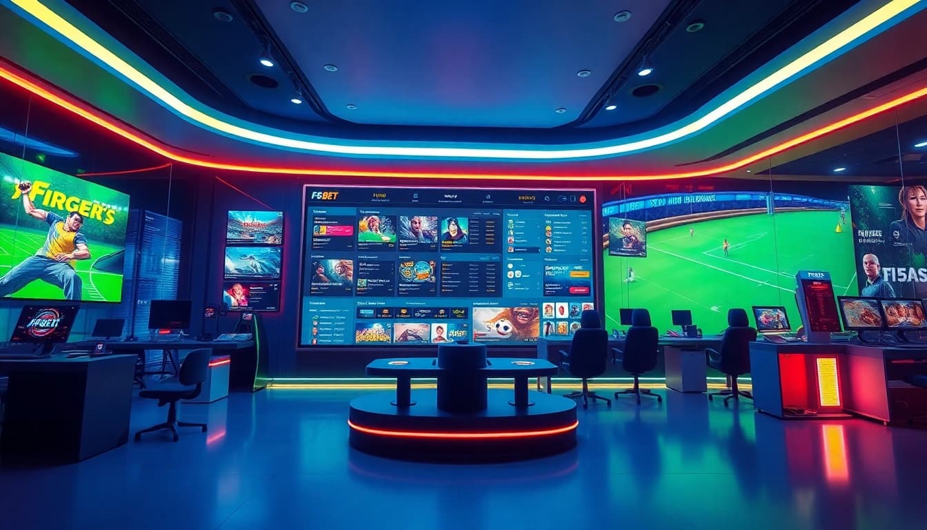 F8bet's sleek online betting interface featuring vibrant colors and advanced technology for an engaging user experience.