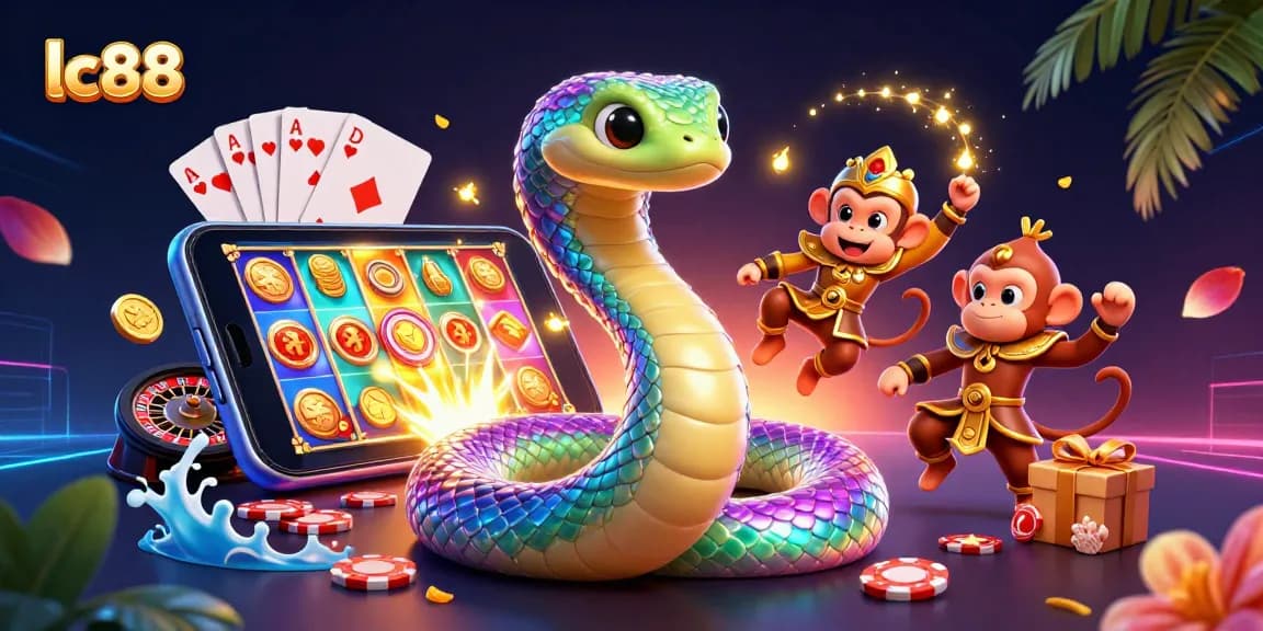 Experience the excitement at lc88 with stunning visuals featuring a vibrant casino adventure.