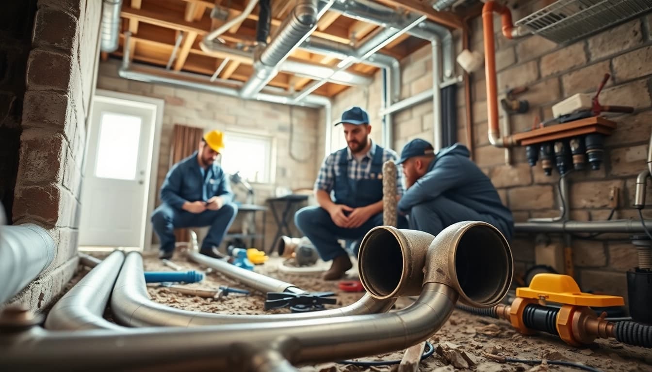 Experience whole house repiping services Tampa with professionals replacing old pipes.