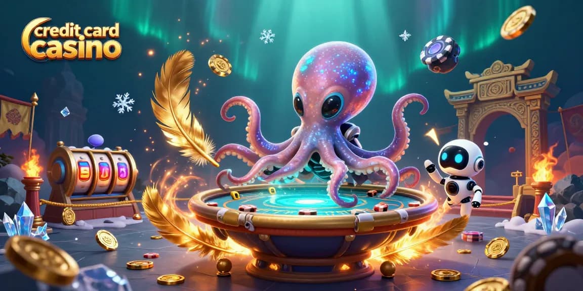 Experience thrilling gameplay at a credit card casino with dynamic poker action and vibrant visuals.
