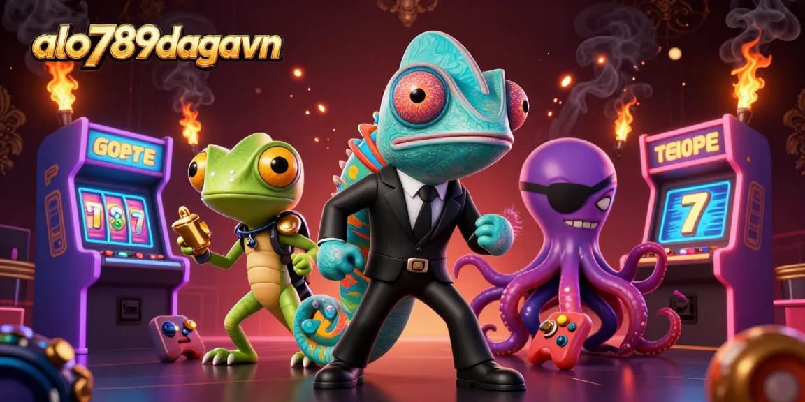 Experience thrilling color-shifting action with alo789dagavn's vibrant casino characters in a dynamic gaming world.