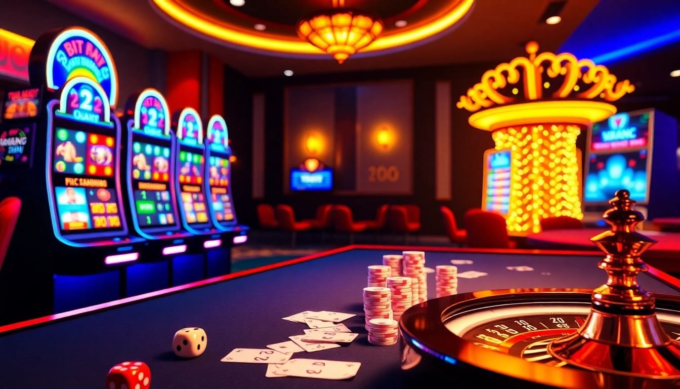 Experience the thrill of winning with free credit live22 at a luxurious casino table.