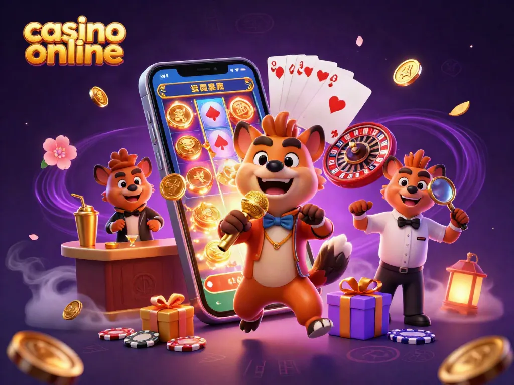 Diviértete en el casino online con un grupo de hienas en un club de comedia.