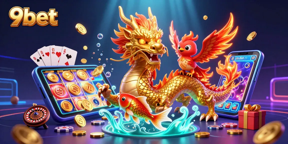 Experience thrilling gameplay excitement at 9bet with vibrant casino elements and rich illustrations.