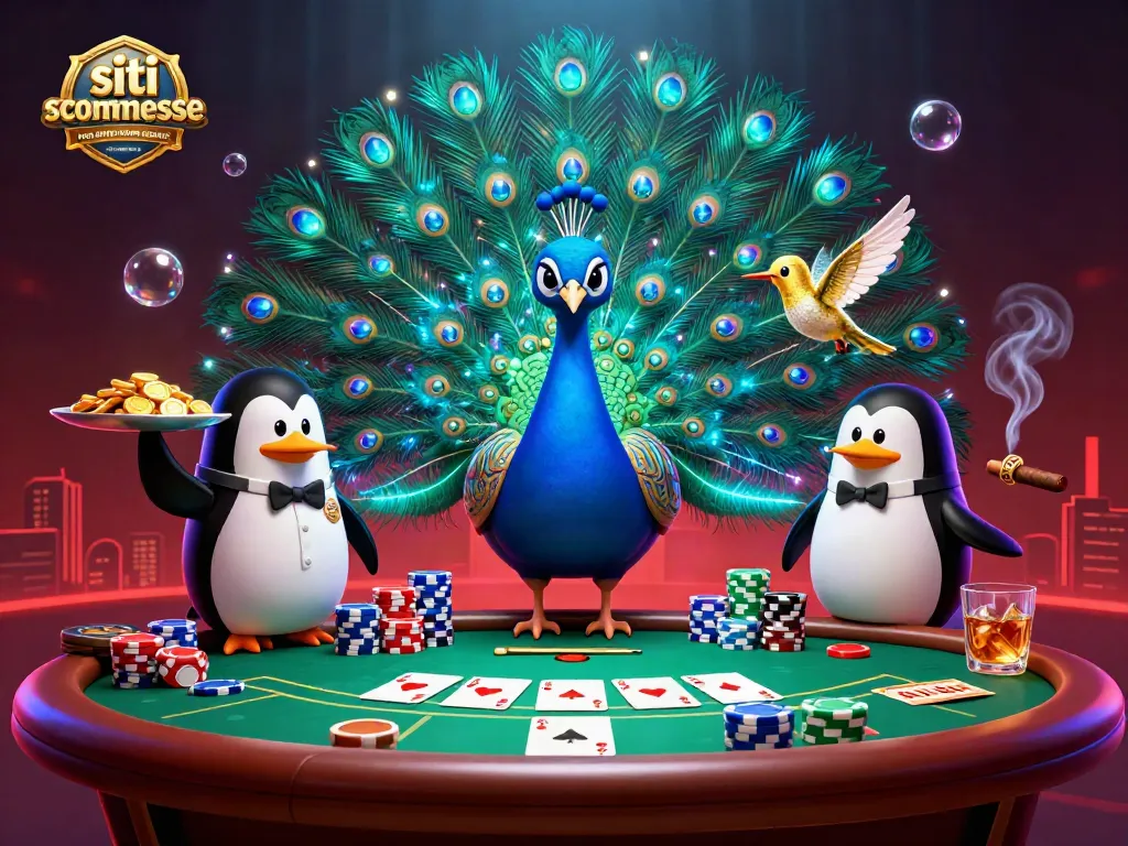 Gioca su siti scommesse non AAMS bonus senza deposito con scene di casinò vivaci e dettagli unici