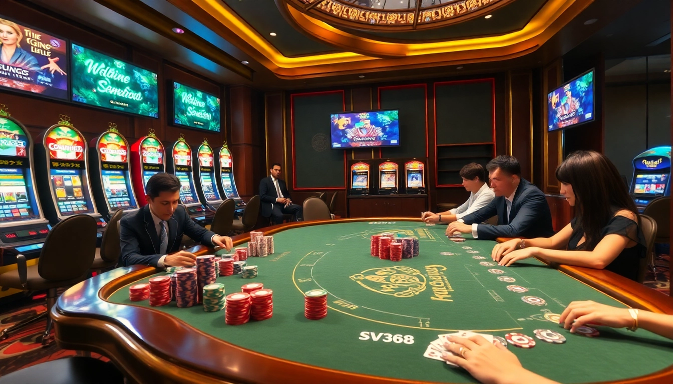 Experience high-stakes poker excitement and vibrant slot machines at https://sv368com.biz/ for thrilling casino action.