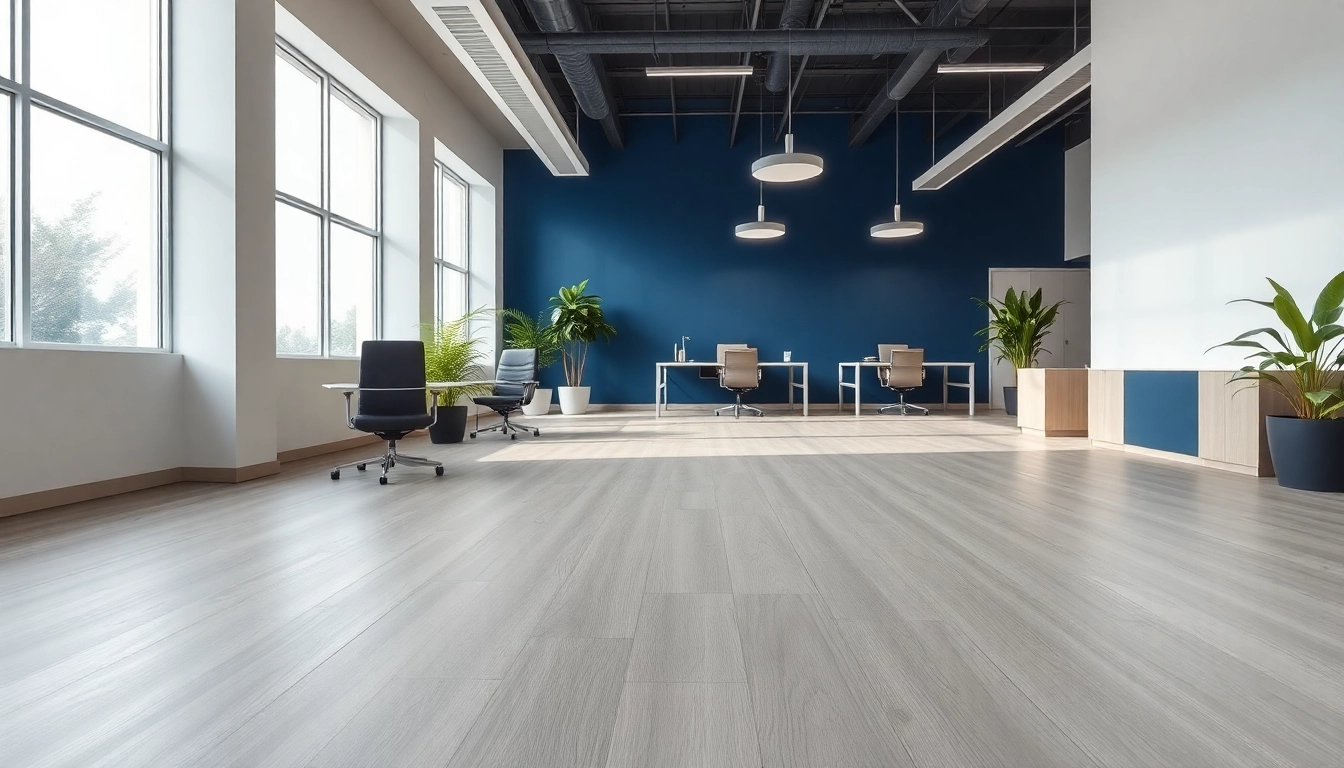 Install mass loaded vinyl panels in a stylish office environment enhancing soundproofing.