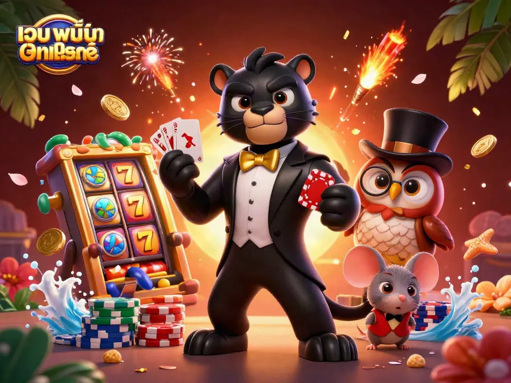 เล่นเกมในเว็บ พนัน ออนไลน์ กับตัวละครสุดน่ารักและบรรยากาศคาสิโนที่มีชีวิตชีวา