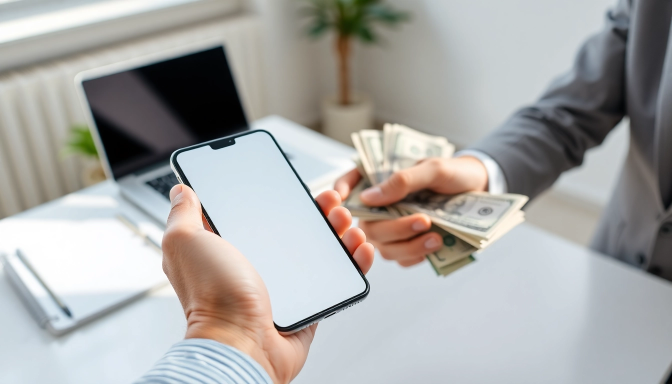 Sell Old Phone For Cash through a professional exchange of cash and smartphone.