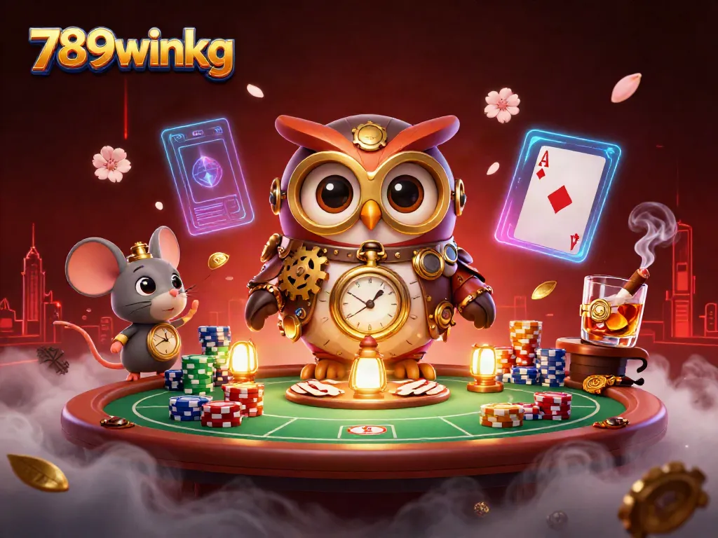 Experience the thrill of casino action with 789winkg in a vibrant, fantasy scene.