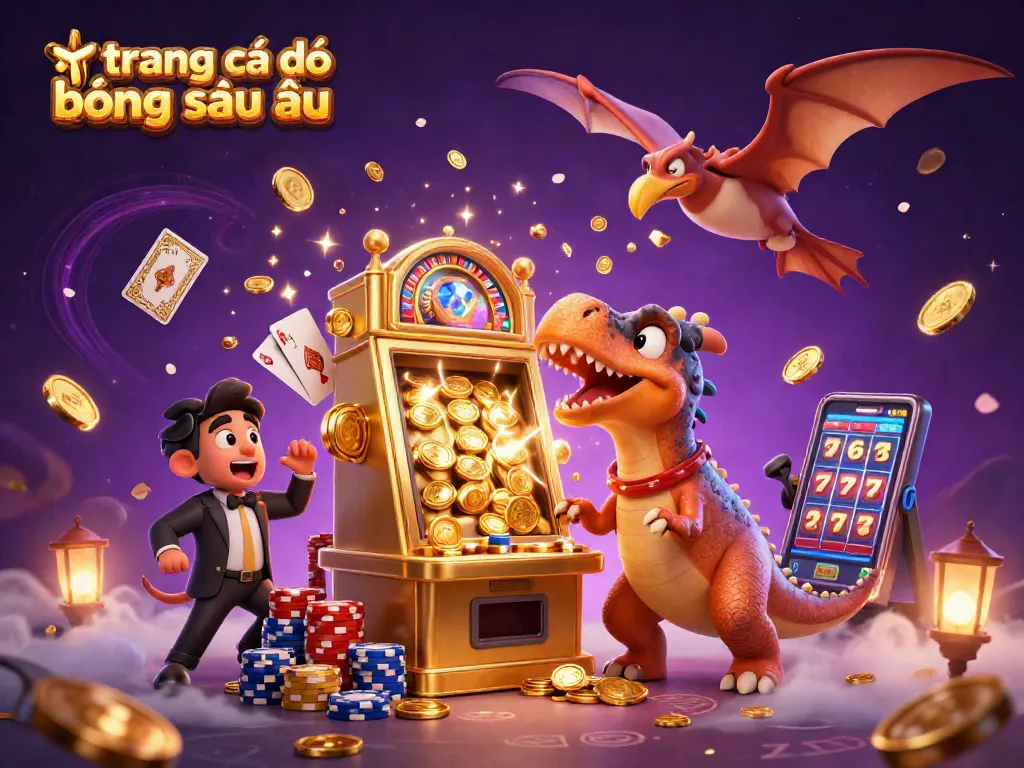 trang cá độ bóng đá châu âu với những đồng xu vàng và trò chơi hấp dẫn