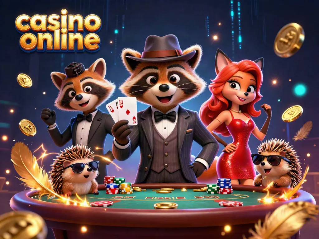 Juega en el casino online con una mano ganadora, rodeado de fichas, cartas y detalles vibrantes.