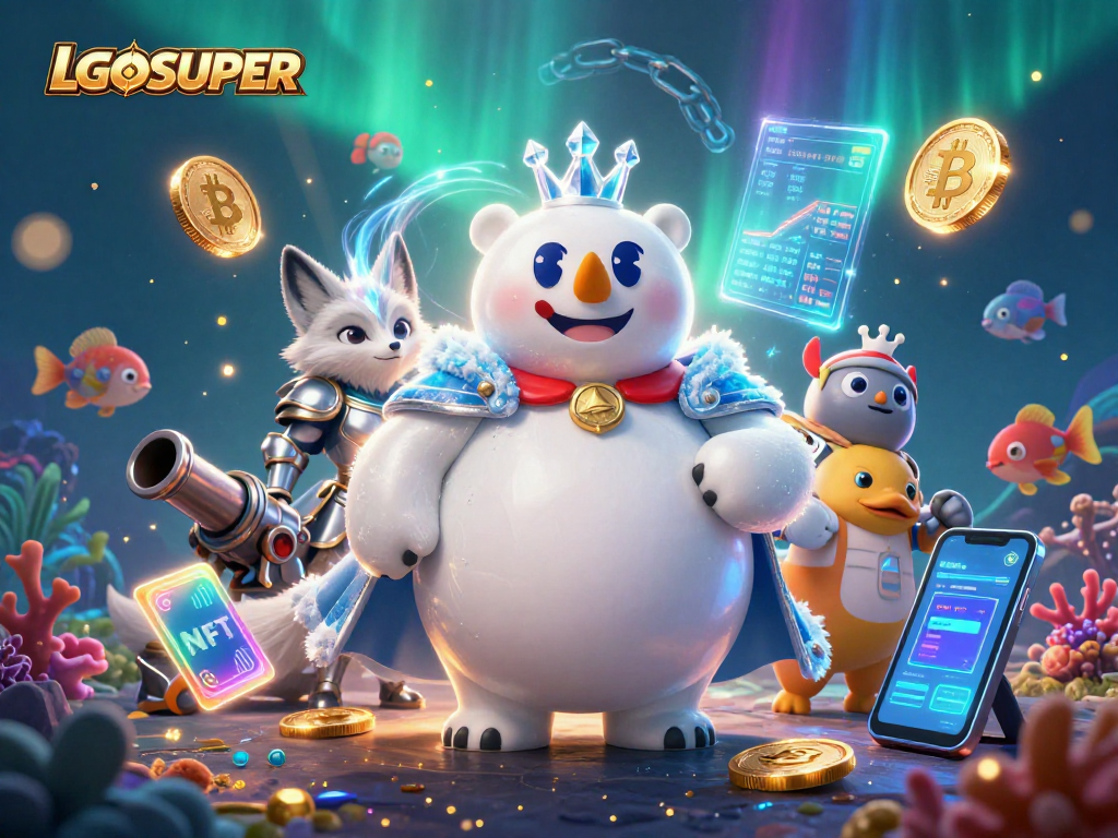 Engage with LGOSUPER's thrilling fish shooting game featuring vibrant underwater elements.