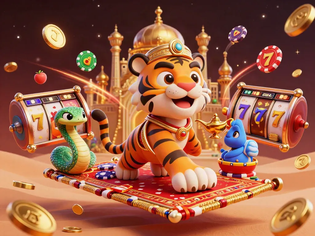 Experience excitement at 789f fashion with a vibrant 3D casino scene featuring a tiger sultan, flying slot elements, and vibrant gold coins.