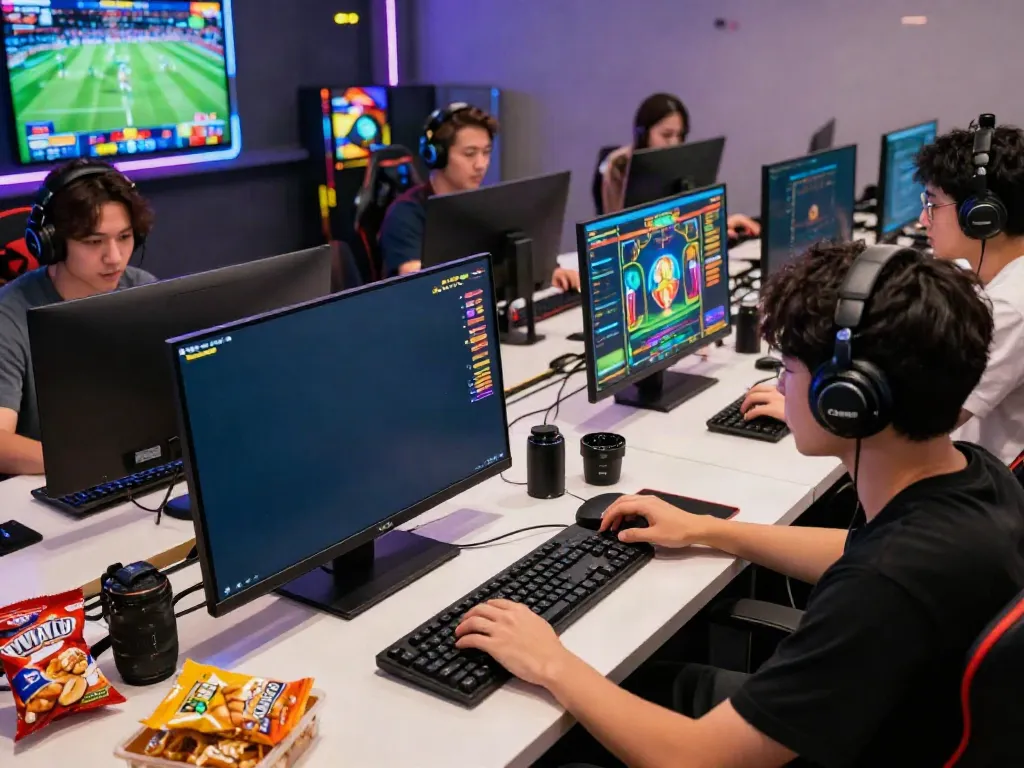 Players engaging in dynamic games on the KU88 platform, showcasing online gambling excitement.