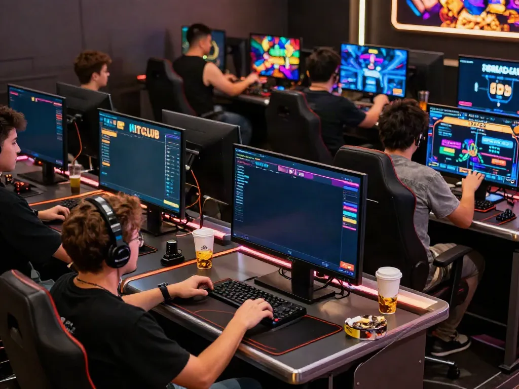 Engaged players enjoying their time on Hitclub, showcasing dynamic online gaming.