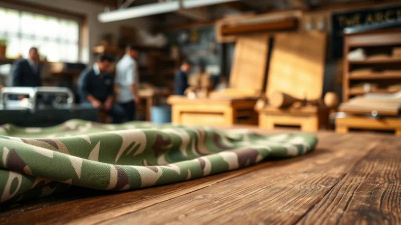 De veelzijdigheid van army print katoen in mode en interieur